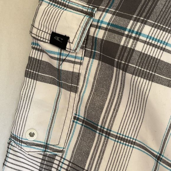 O'Neill Mens Shorts Size 34 Board  Santa Cruz Surf Logo Swim Cargo Beach Surfing - Picture 7 of 14